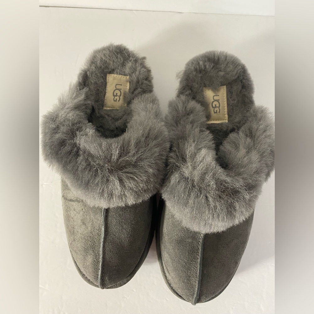 Ugg Disquette Platform Slides Grey(Charcoal) Size… - image 3